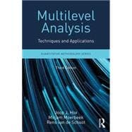 Book cover for Multilevel Analysis: Techniques and Applications, Third Edition