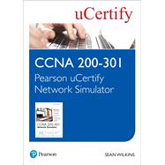 Book cover for CCNA 200-301 Pearson uCertify Network Simulator