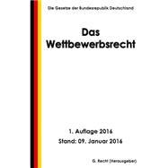 Book cover for Das Wettbewerbsrecht 2016