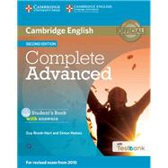 Book cover for Complete Advanced With Answers