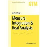 Book cover for Measure, Integration & Real Analysis
