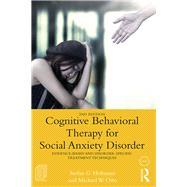 Book cover for Cognitive Behavioral Therapy of Social Anxiety Disorder