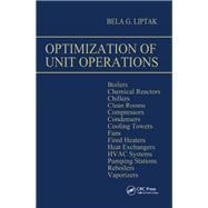 Book cover for Optimization of Unit Operations