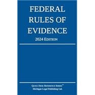 Book cover for Federal Rules of Evidence; 2024 Edition