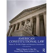 Book cover for American Constitutional Law