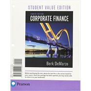 Book cover for Corporate Finance, Student Value Edition