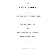 Book cover for The Webster Bible