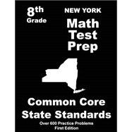Book cover for New York 8th Grade Math Test Prep