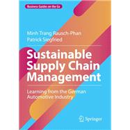 Book cover for Sustainable Supply Chain Management