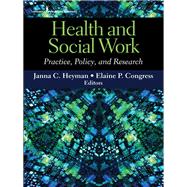 Book cover for Health and Social Work