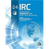 Book cover for 2024 International Residential Code