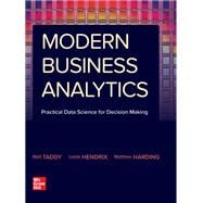 Book cover for Modern Business Analytics