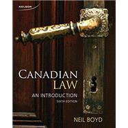 Book cover for Canadian Law: An Introduction