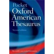 Book cover for Pocket Oxford American Thesaurus, 2e