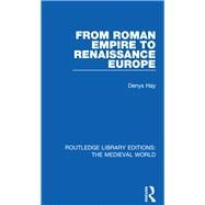Book cover for From Roman Empire to Renaissance Europe