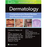 Book cover for Dermatology Comprehensive Board Review and Practice Examinations: Print + eBook with Multimedia