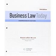 Book cover for Bundle: Business Law Today, Comprehensive, Loose-Leaf Version, 11th + MindTap Business Law, 1 term (6 months) Printed Access Card