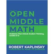 Book cover for Open Middle Math