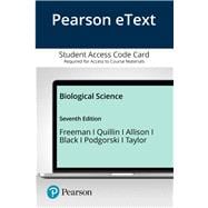 Book cover for Pearson eText Biological Science -- Access Card