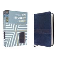 Book cover for NIV, Student Bible, Personal Size, Leathersoft, Navy, Comfort Print