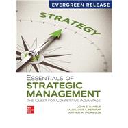 Book cover for Essentials of Strategic Management: The Quest Competitive Advantage: 2026 Release [Rental Edition]