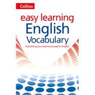Book cover for Collins Easy Learning English - Easy Learning English Vocabulary