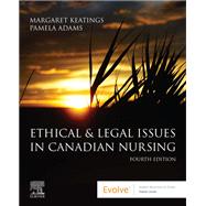 Book cover for Ethical & Legal Issues in Canadian Nursing Elsevier Ebook on Vitalsource Access Code