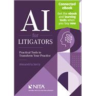 Book cover for AI for Litigators Practical Tools to Transform Your Practice
