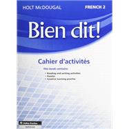 Book cover for Bien Dit! Reading and Writing Activities Workbook, Level 2