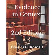 Book cover for Evidence in Context