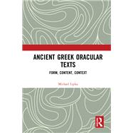 Book cover for Ancient Greek Oracular Texts