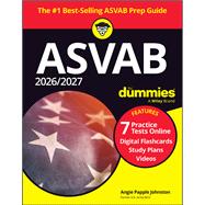 Book cover for 2026/2027 ASVAB For Dummies Book + 7 Practice Tests, Flashcards, and Videos Online