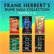 Book cover for Frank Herbert's Dune Saga 6-Book Boxed Set Dune, Dune Messiah, Children of Dune, God Emperor of Dune, Heretics of Dune, andChapterhouse: Dune