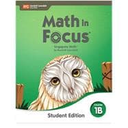 Book cover for Math in Focus Student Edition Volume B Course 1