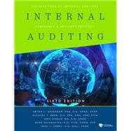 Book cover for Internal Auditing: Assurance and Advisory Services, 6th Edition