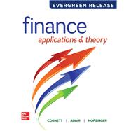 Book cover for Finance: Applications and Theory [Rental Edition]