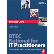 Book cover for BTEC National for IT Practitioners: Business units