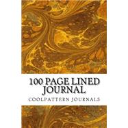 Book cover for Blank 100 Page Lined Journal