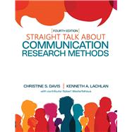 Book cover for Straight Talk About Communication Research Methods