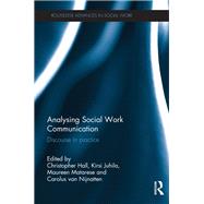 Book cover for Analysing Social Work Communication: Discourse in Practice