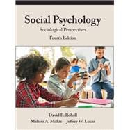Book cover for Social Psychology: Sociological Perspectives