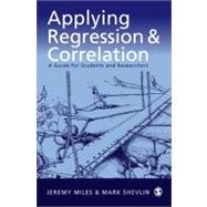 Book cover for Applying Regression and Correlation : A Guide for Students and Researchers