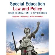 Book cover for Special Education Law and Policy: From Foundation to Application