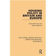 Book cover for Housing Policy in Britain and Europe