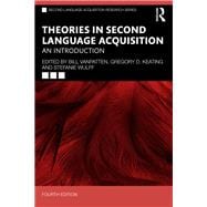 Book cover for Theories in Second Language Acquisition