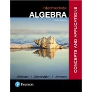 Book cover for Intermediate Algebra Concepts and  Applications Plus MyLab Math -- Title-Specific Access Card Package