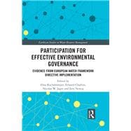 Book cover for Participation for Effective Environmental Governance