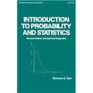 Book cover for Introduction to Probability and Statistics