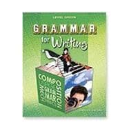 Book cover for Grammar for Writing Student Test Booklet Level Green, Grade 11