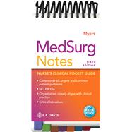 Book cover for MedSurg Notes Nurse's Clinical Pocket Guide